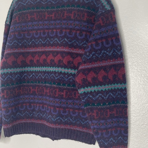 VTG Kristin Collection Sportific Double Breasted 100% Wool Equestrian Cardigan M - Picture 7 of 8